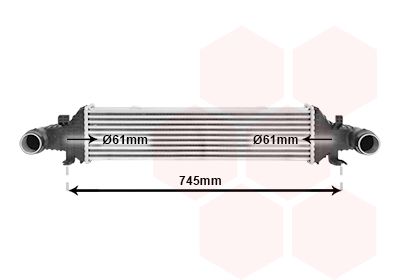 VAN WEZEL Интеркулер 30004593